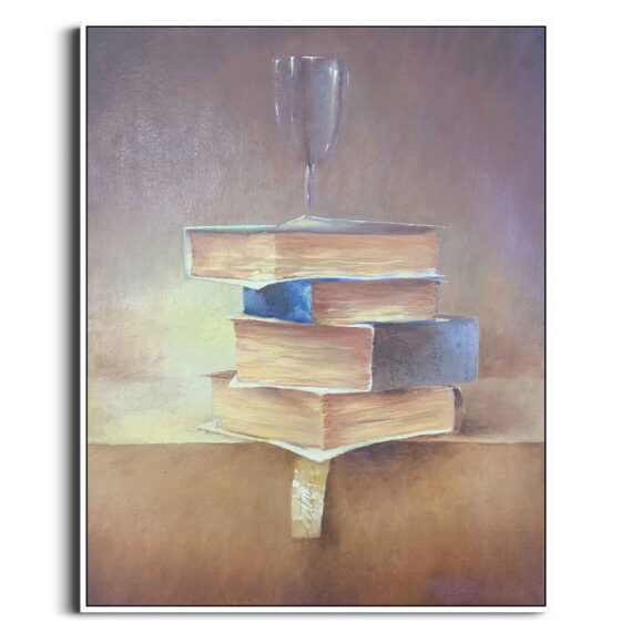 Andrea Mancini Libri olio 40x50